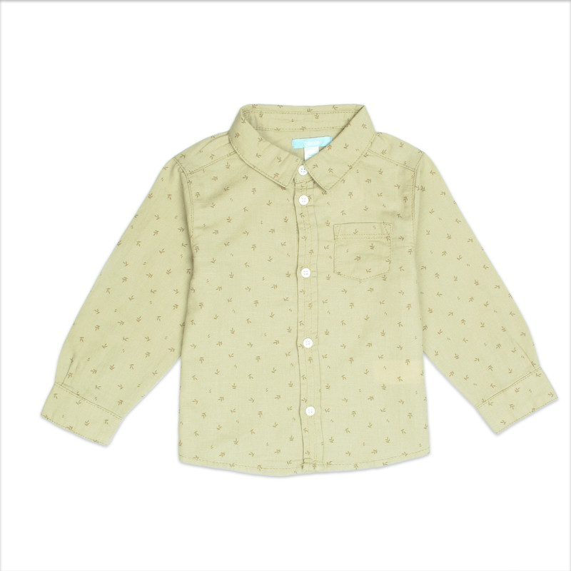 پیراهن پسرانه نوزادی اوکایدی مدل p-brk-02