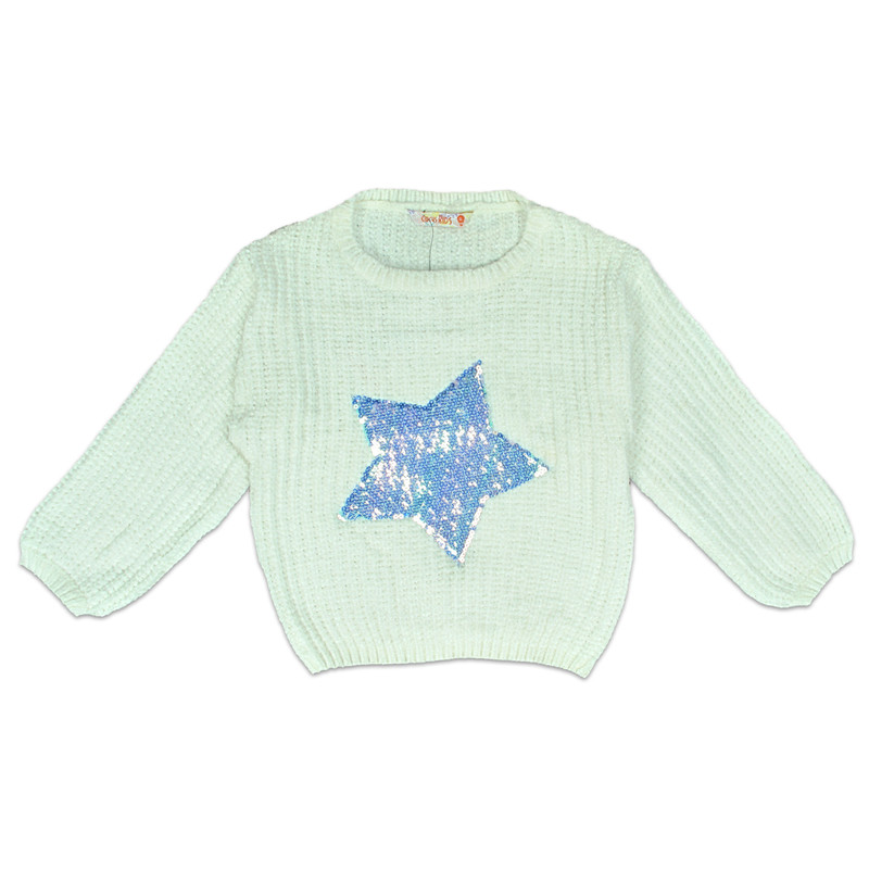 پلیور دخترانه مدل ستاره کد 002
