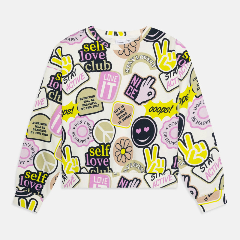 سویشرت دخترانه نیم ایت مدل pk-nm-001