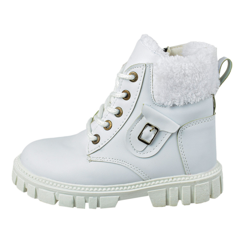 نیم‌بوت دخترانه مدل بندی زیپی WH.3735