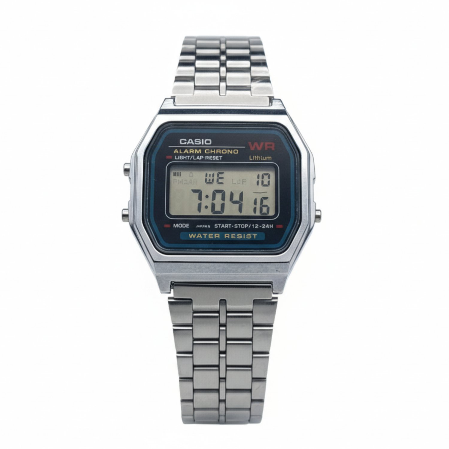 ساعت کاسیو دیجیتال A159W فلزی تک مردانه