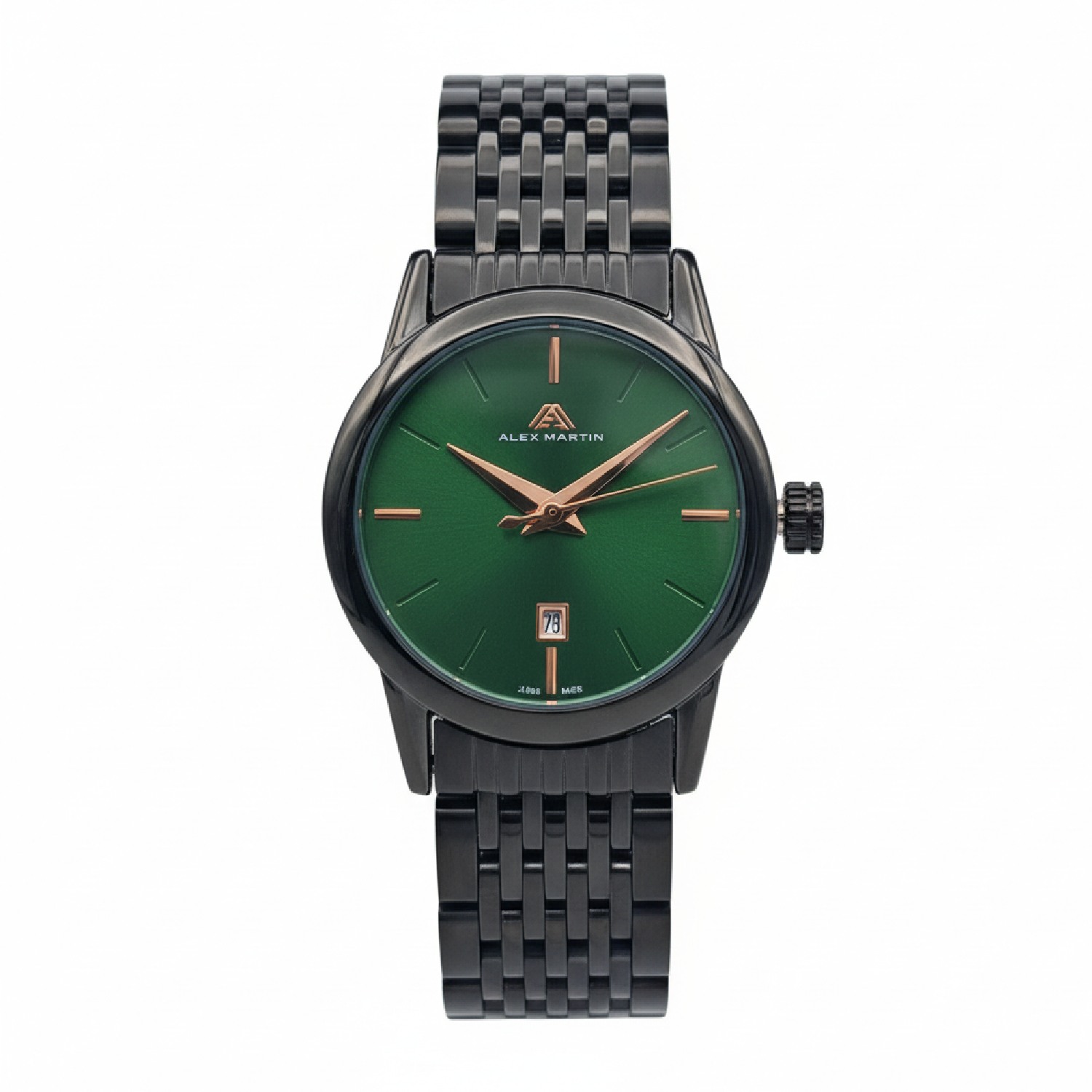 ساعت مشکی صفحه سبز الکس مارتین فرانس 7140 زنانه