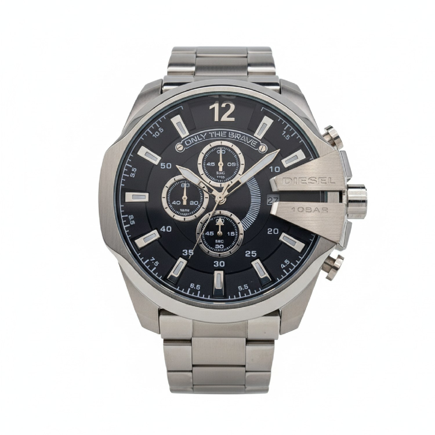 ساعت دیزل استیل صفحه مشکی