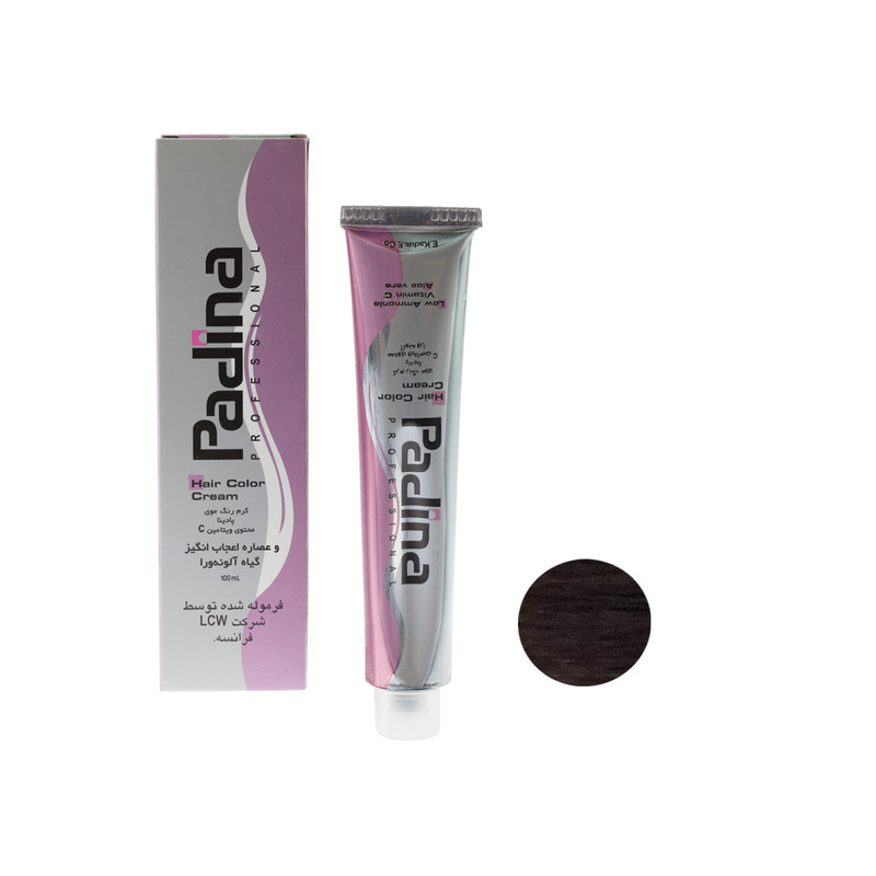 رنگ مو پادینا شماره G3-4-3 حجم 100 میلی لیتر رنگ قهوه ای طلایی