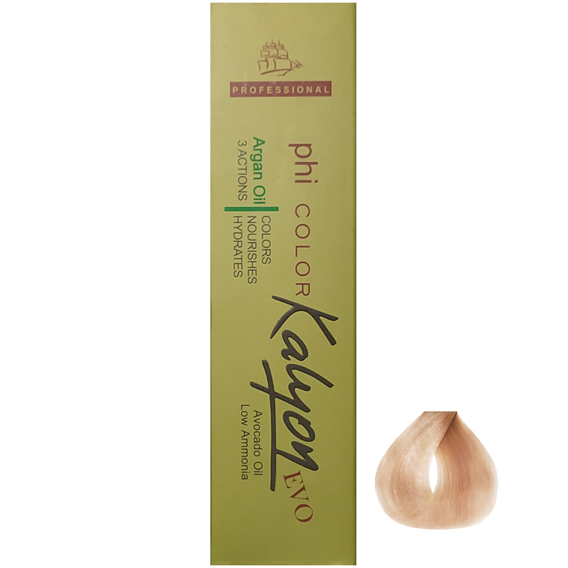 رنگ مو کالیون سری هایلایت شماره 12.8 حجم 125 میلی لیتر رنگ سوپر پلاتینی بژ