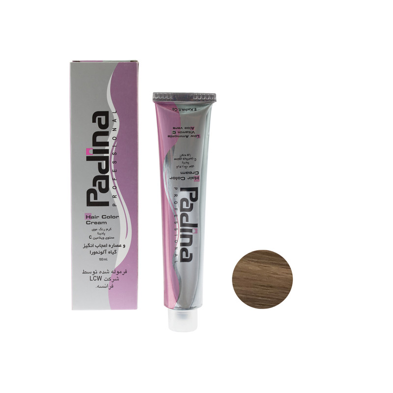 رنگ مو پادینا شماره 8-8 حجم 100 میلی لیتر رنگ بلوند بژ روشن
