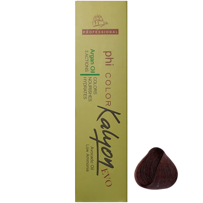 رنگ مو کالیون سری شکلاتی شماره W2 حجم 125 میلی لیتر رنگ قهوه ای شکلاتی تیره