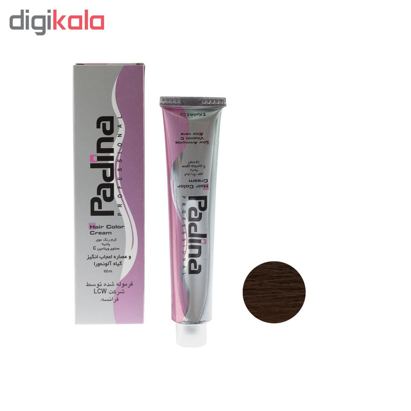 رنگ مو پادینا شماره G6-7-3 حجم 100 میلی لیتر رنگ بلوند طلایی متوسط