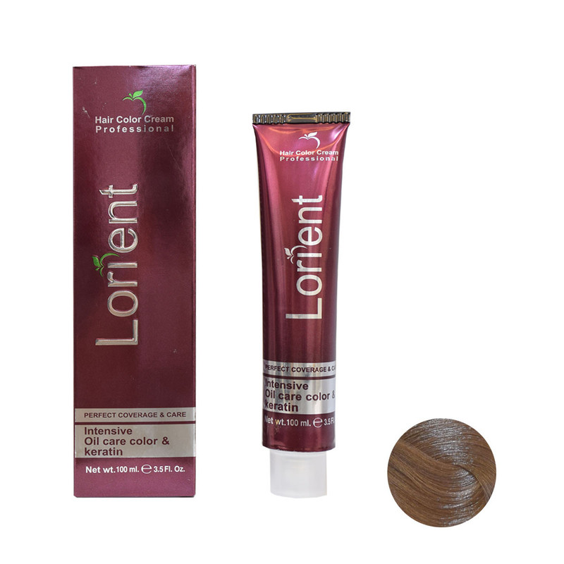 رنگ مو لورینت شماره 7.8 حجم 100 میلی لیتر رنگ بلوند بژ متوسط