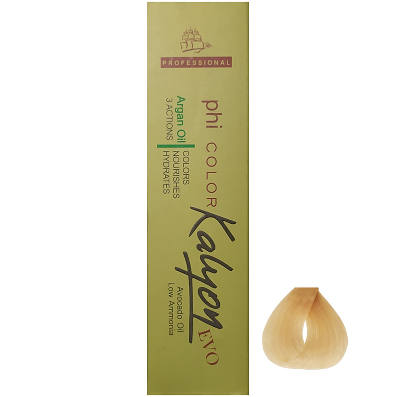 رنگ مو کالیون سری هایلایت شماره 12.3 حجم 125 میلی لیتر رنگ سوپر پلاتینی طلایی