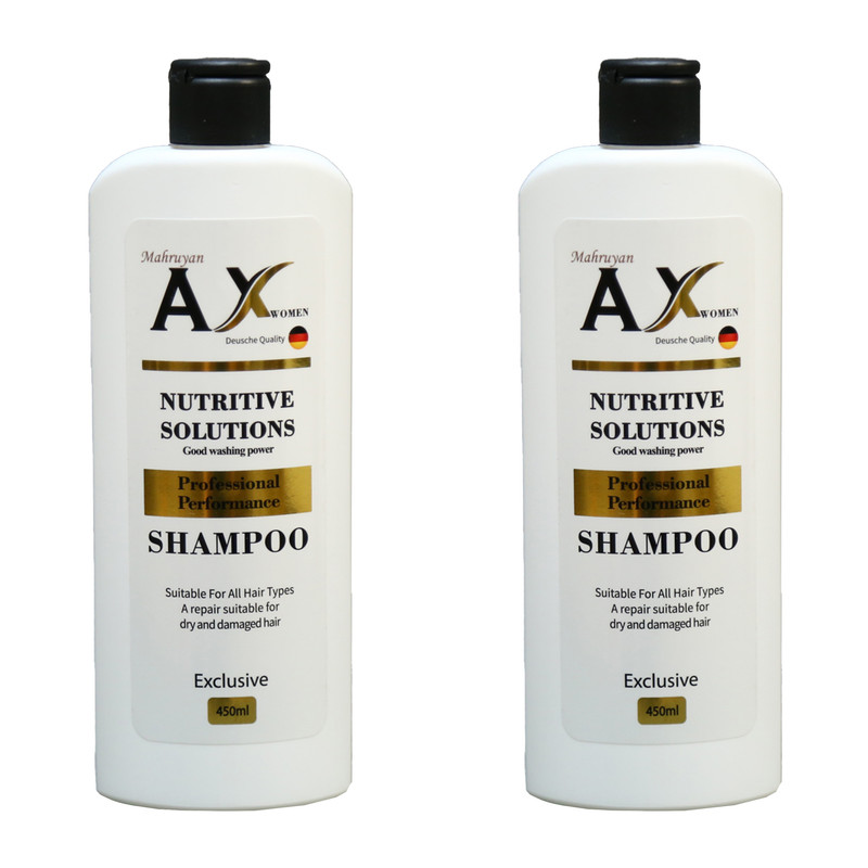 شامپو مو مه رویان عکس مدل 2024 حجم 450 میلی لیتر مجموعه دو عددی