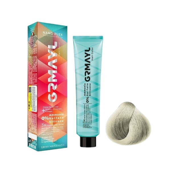 رنگ مو گرمایل شماره 903 حجم 120 میلی لیتر رنگ بلوند پلاتینه زیتونی روشن