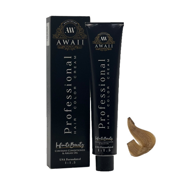 رنگ مو آوایی شماره 7.34 حجم 120 میلی لیتر رنگ بلوند عسلی متوسط