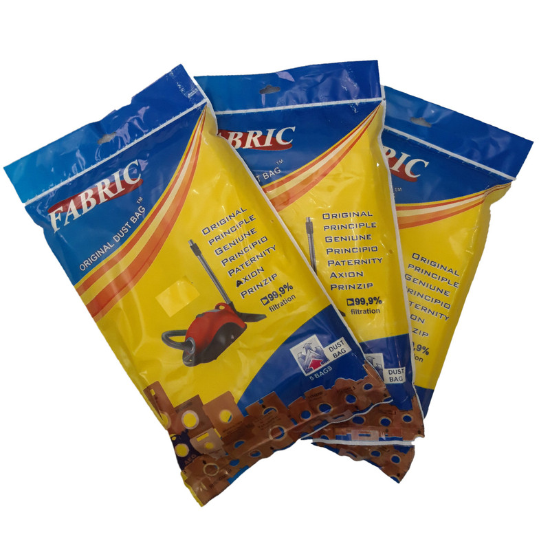 پاکت جاروبرقی فابریک مدل 003 مناسب برای جاروبرقی پاسا سه بسته 5 عددی