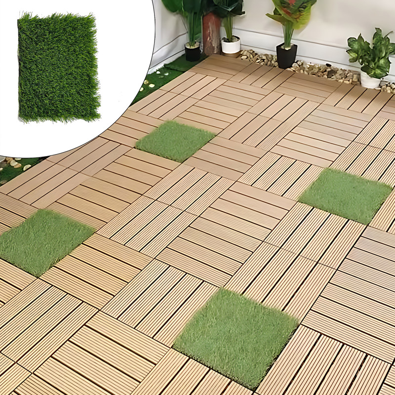 چمن مصنوعی مدل 25 میل سایز 1x1 متر