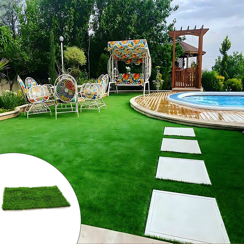 چمن مصنوعی مدل europe-L25 بهاری سایز 1×2 متر