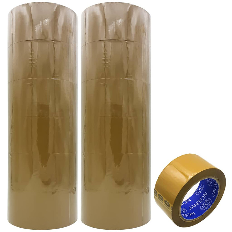 چسب پهن جانسون مدل قهوه ای 90 یارد عرض 5 سانتیمتر بسته 13 عددی