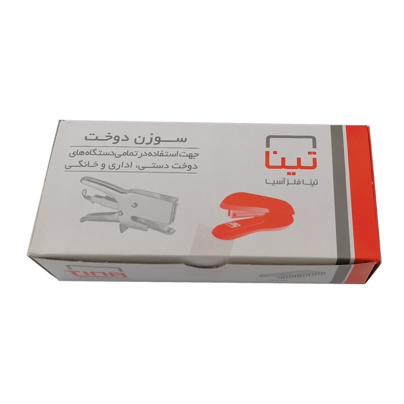 سوزن منگنه تینا فلز آسیا کد 24 سایز 24/6 بسته 10 عددی