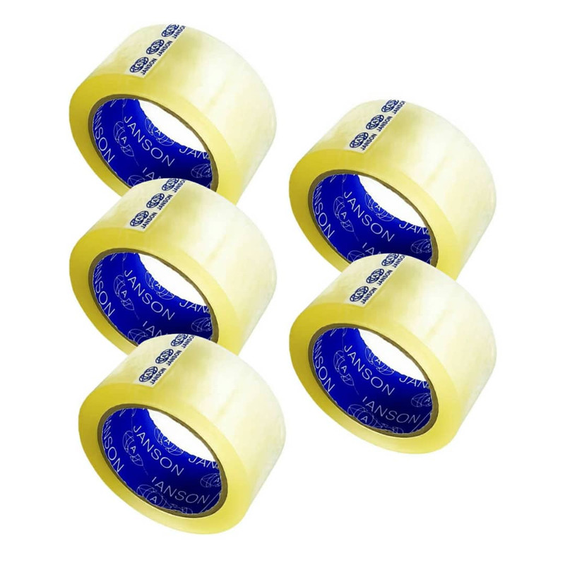 چسب پهن جانسون مدل  90 یارد عرض 5 سانتیمتر بسته 5 عددی