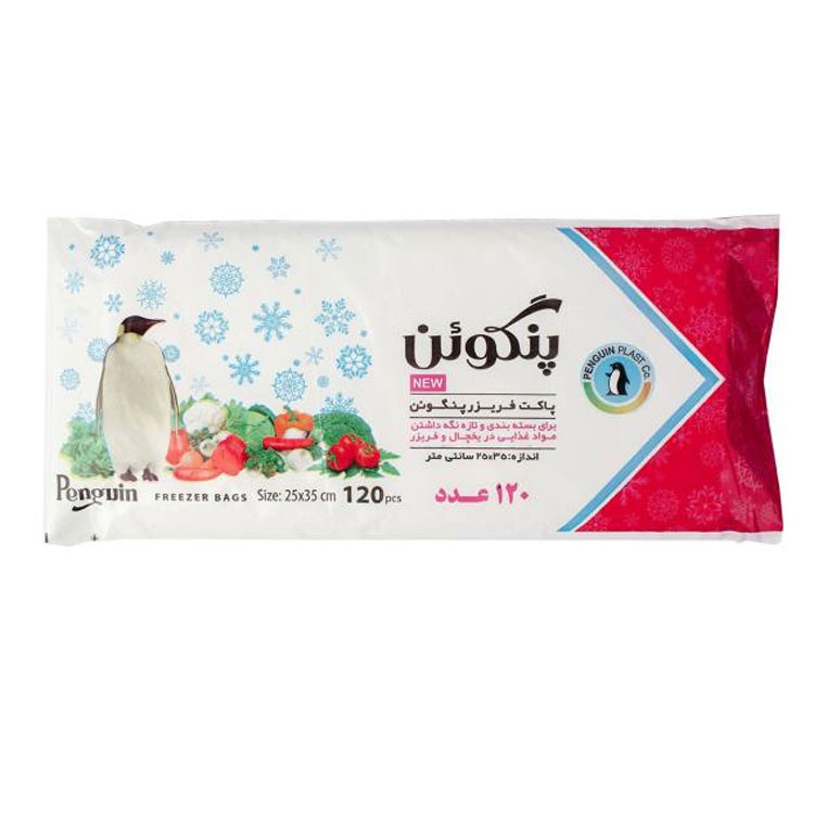 کیسه فریزر پنگوئن مدل New Pe بسته 10 عددی