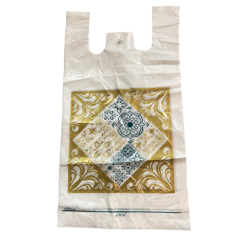 کیسه خرید مدل دسته دار کد 65.55 بسته 50 عددی