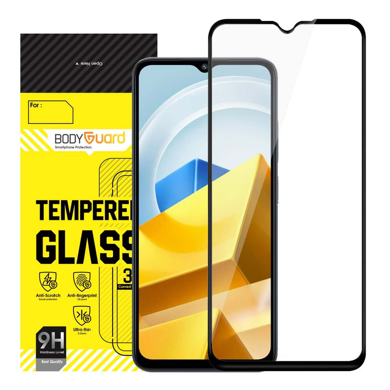 محافظ صفحه نمایش بادیگارد مدل FX مناسب برای گوشی موبایل شیائومی Poco M5