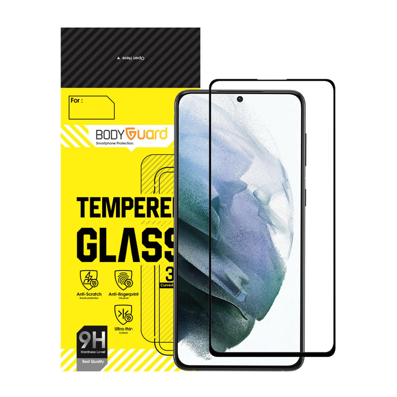 محافظ صفحه نمایش شیشه ای بادیگارد مدل FS مناسب برای گوشی موبایل سامسونگ Galaxy S22