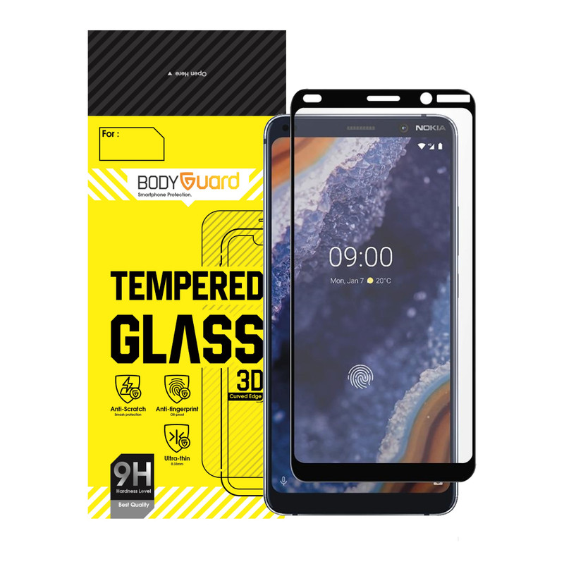محافظ صفحه نمایش بادیگارد مدل FN مناسب برای گوشی موبایل نوکیا 9 Pureview
