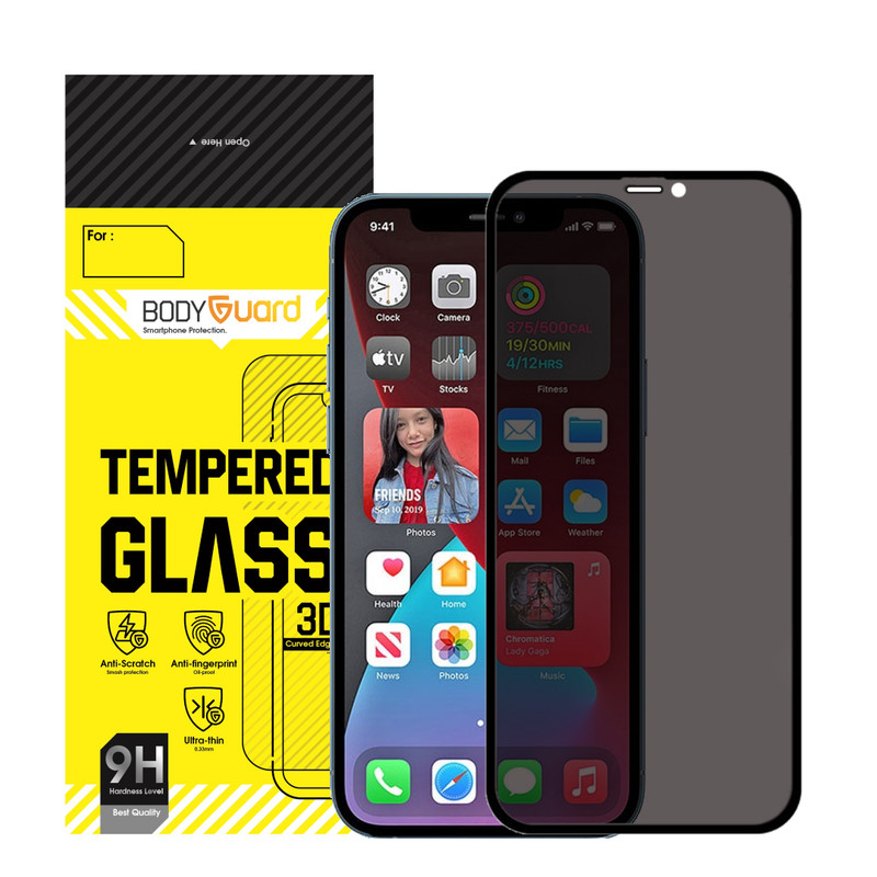 محافظ صفحه نمایش حریم شخصی بادیگارد مدل PI مناسب برای گوشی موبایل اپل iPhone 12 Pro