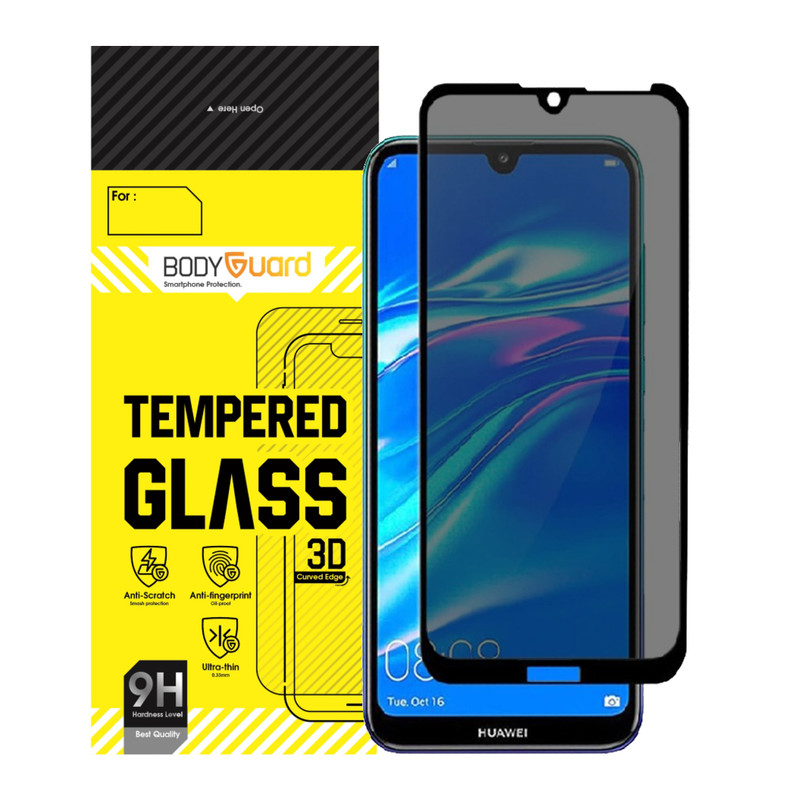 محافظ صفحه نمایش حریم شخصی بادیگارد مدل PH مناسب برای گوشی موبایل هوآوی Y7 Prime 2019