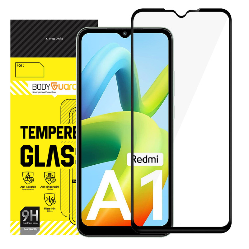 محافظ صفحه نمایش شیشه ای بادیگارد مدل FX مناسب برای گوشی موبایل شیائومی Redmi A1 / A1 Plus