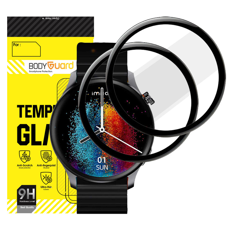 محافظ صفحه نمایش بادیگارد مدل PMMA مناسب برای ساعت هوشمند شیائومی imilab W13 بسته 2 عددی