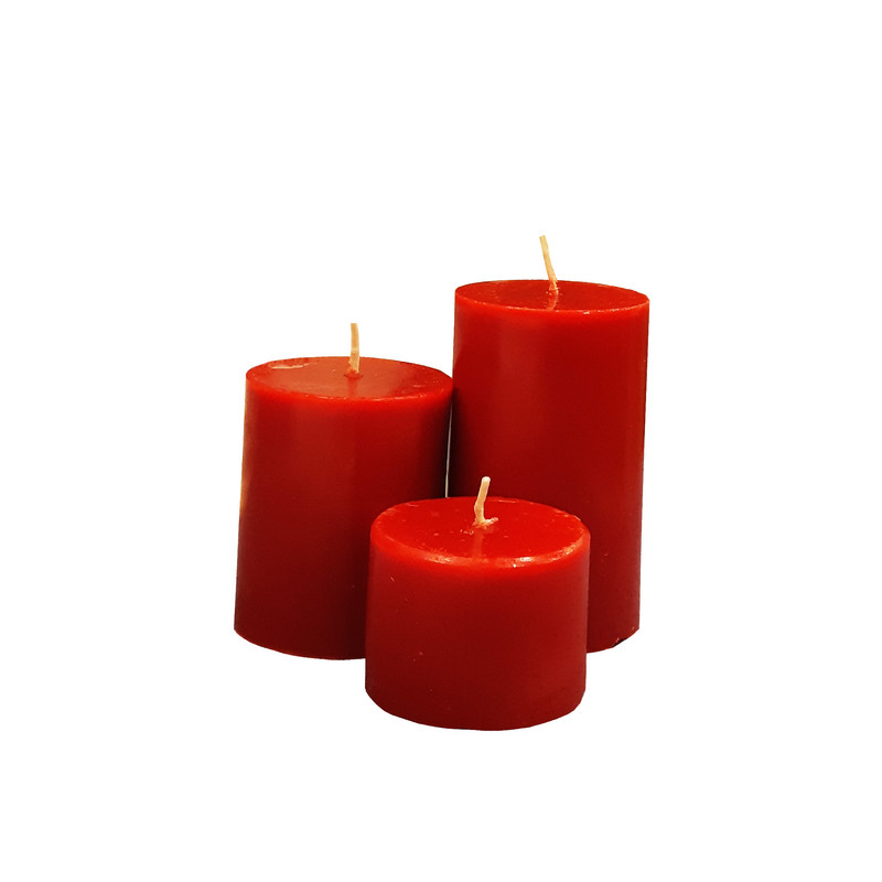 شمع مدل استوانه c-۴۳ مجموعه سه عددی 