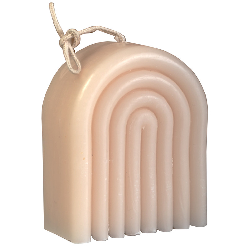 شمع دست ساز مدل رنگین کمان 1032