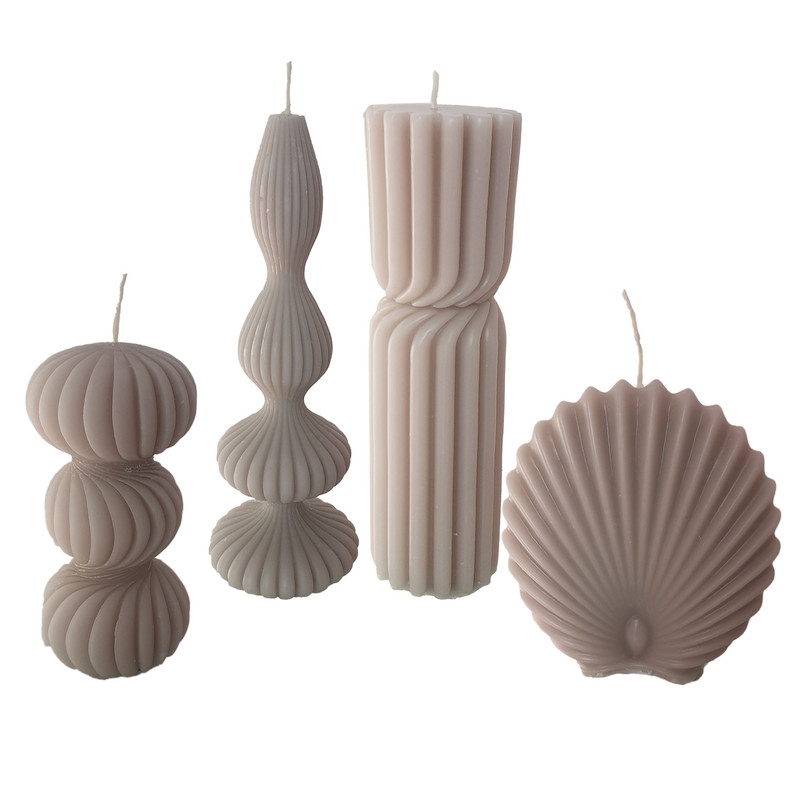 شمع دست ساز مدل S4 مجموعه 4 عددی