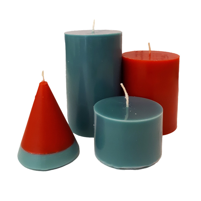 شمع مدل یلدا و کریسمس-3 مجموعه 4 عددی