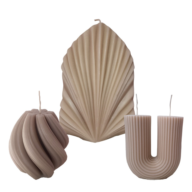 شمع دست ساز مدل NU3 مجموعه 3 عددی