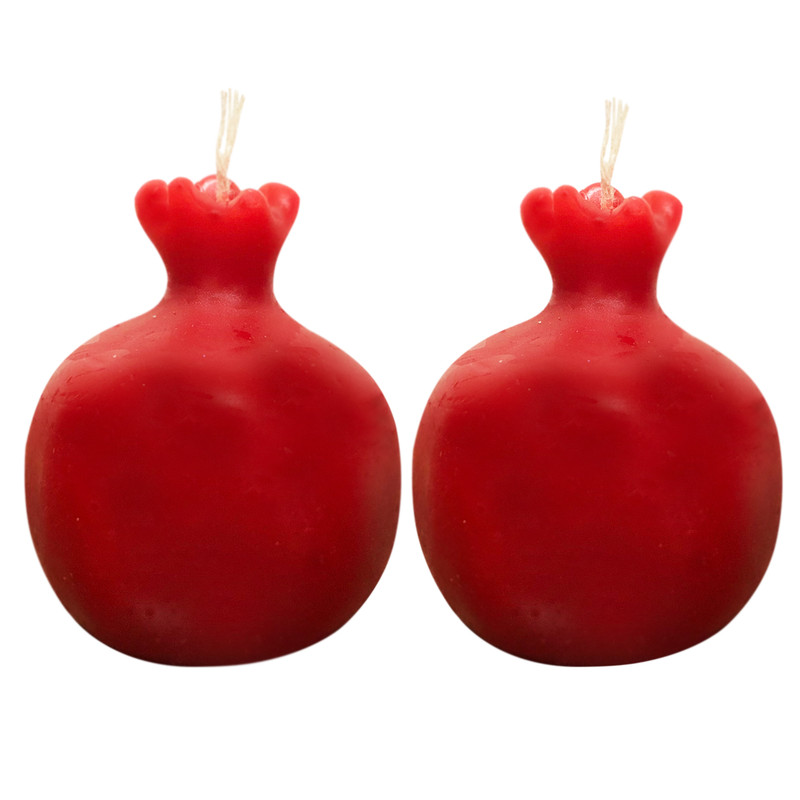شمع طرح انار کد SH-439 مجموعه 2عددی