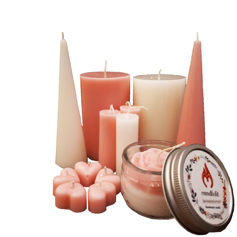 شمع دست ساز مدل box-02 مجموعه 13 عددی 