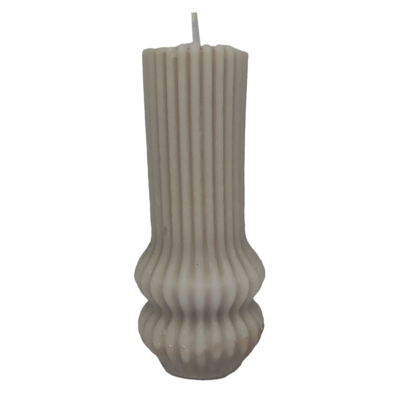 شمع مدل استوانه ای شیار دار