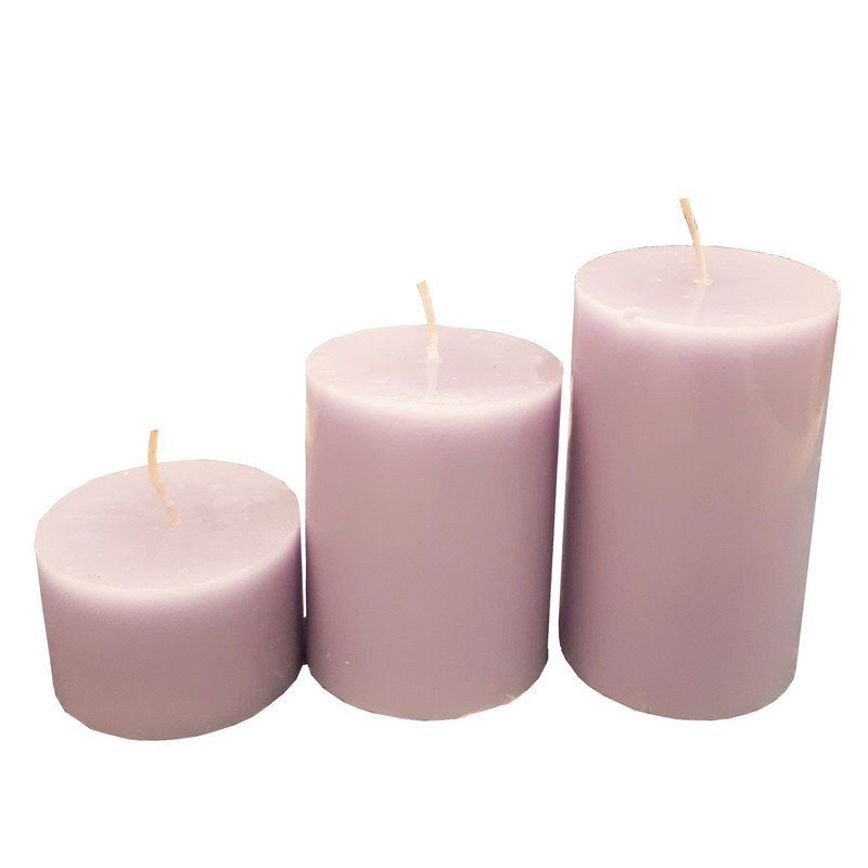 شمع مدل استوانه c-۴۶ مجموعه سه عددی 