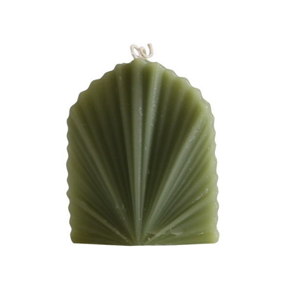 شمع دستساز مدل برگ نخل بادبزنی A10