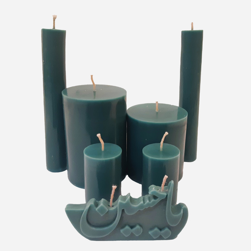 شمع دست ساز مدل box-67 مجموعه 7 عددی