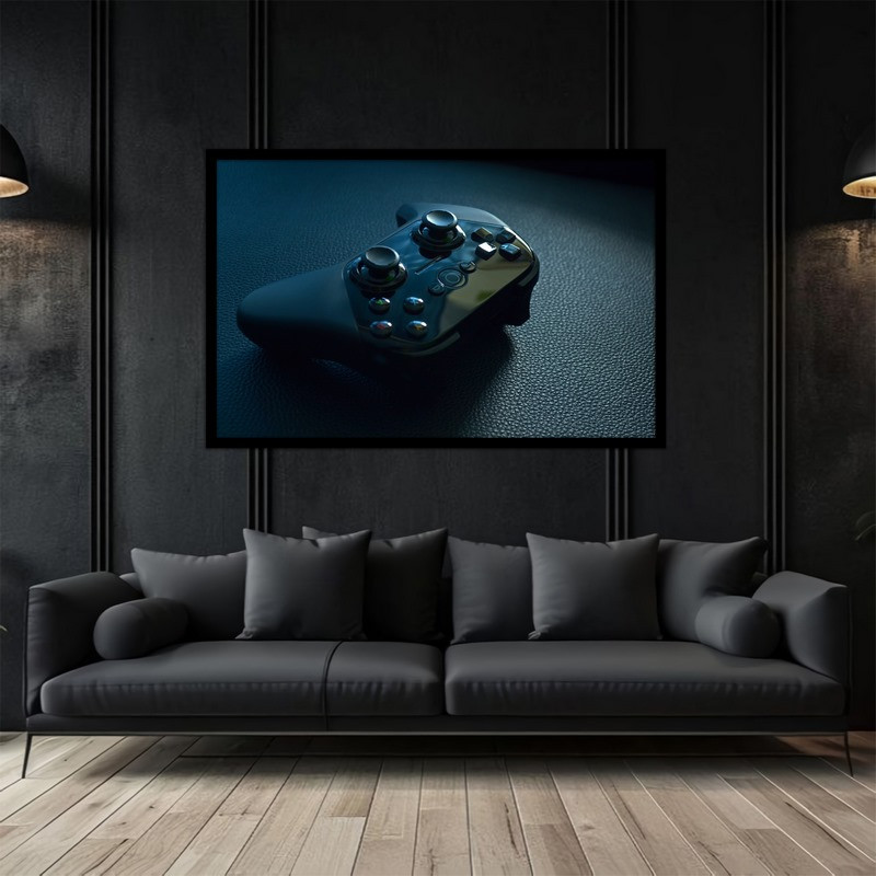 تابلو بکلیت طرح گیمینگ و گیم نت دسته بازی مدل B-bu2947