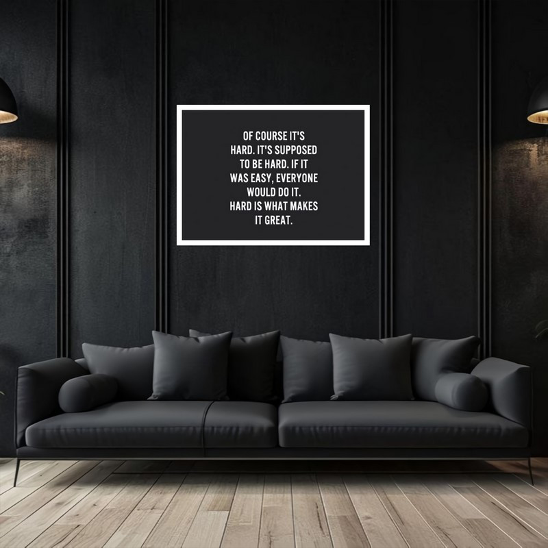 تابلو بکلیت طرح دکوری هنری جمله و متن انگیزشی مدل W-bu5430