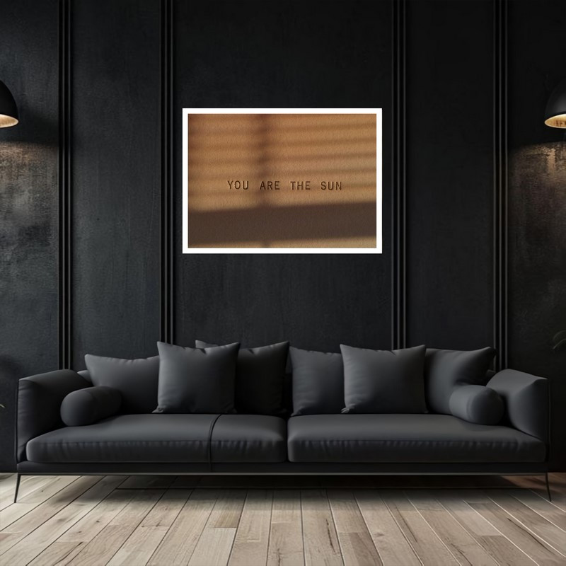 تابلو بکلیت طرح دکوری هنری و مدرن و جمله و متن مدل W-bu5448