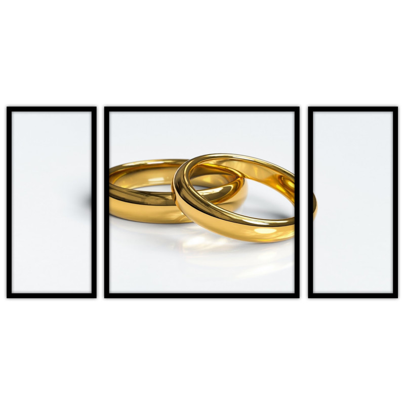 تابلو بکلیت طرح حلقه ازدواج مدل B-bu3574 مجموعه 3 عددی