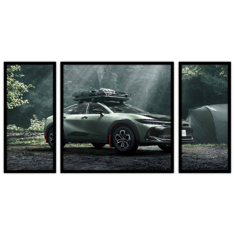 تابلو بکلیت طرح ماشین و آفرود مدل B-bu3439 مجموعه 3 عددی