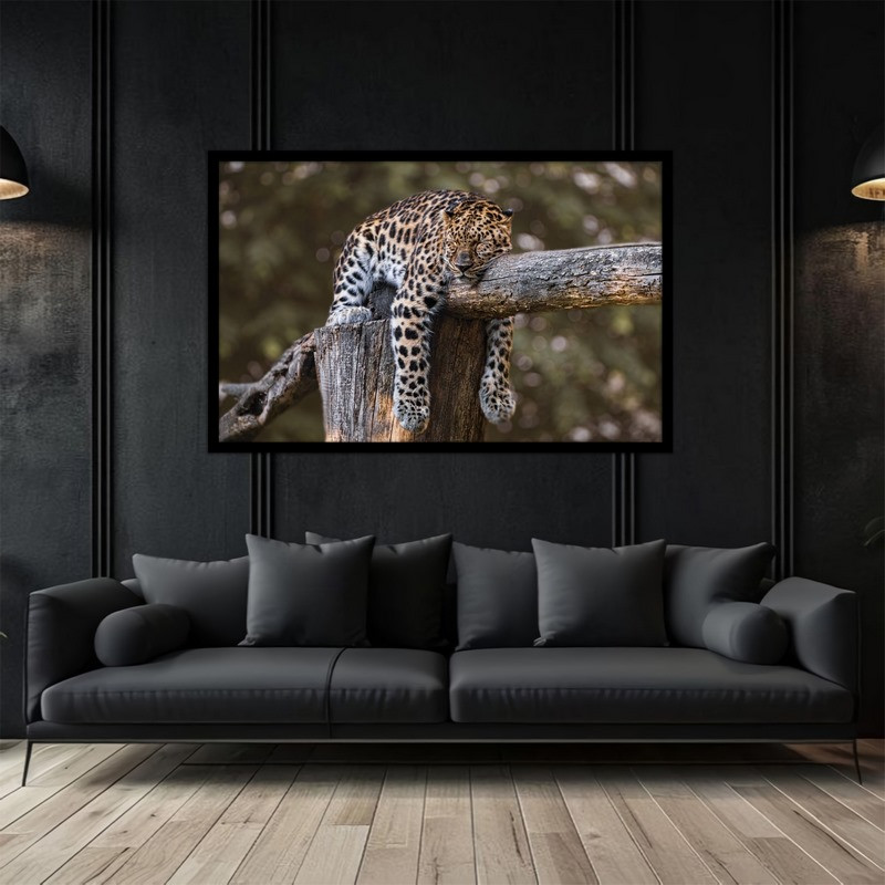 تابلو بکلیت طرح حیوانات یوزپلنگ مدل B-bu5017