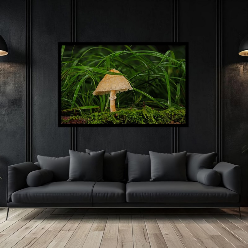 تابلو بکلیت طرح طبیعت و قارچ مدل  B-bu5052